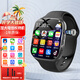 GTALEI華為機適用兒童電話(huà)手表高清5G卡全網(wǎng)通防水可插卡定位小學(xué)初高中生青少年男女孩智能手表小米機 至尊黑【續航升級+微信QQ+零錢(qián)支付+學(xué)習app】