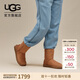 UGG冬季女士休閑平底圓頭保暖經(jīng)典時(shí)尚短靴雪地靴1016223CHE|栗色38