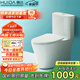 惠達（HUIDA）抽水馬桶家用大沖力節水虹吸式衛生間坐便器HDC6360B 400坑距