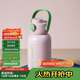 樂(lè )扣樂(lè )扣（LOCK&LOCK）帶吸管保溫保冷運動(dòng)杯1.1L戶(hù)外旅行大容量保溫杯LHC3332PIK粉色
