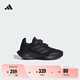 adidas男女小童Tensaur Run 2.0魔術(shù)貼網(wǎng)面跑步鞋阿迪達斯輕運動 黑色/深灰   31.5