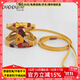 puppytie貓咪牽引繩遛貓背心式貓貓胸背帶貓繩外出防掙脫寵物用品 黃-胸背帶+牽引繩 XS-超小型建議 5-12斤