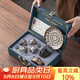 八千行敦煌唐卡金銀錯茶具整套高檔輕奢伴手禮品送父親領(lǐng)導生日喬遷禮物