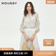 moussy 2025新品法式田園風(fēng)碎花雪紡長(cháng)袖襯衫女028ISA30-3131 花紋白色 均碼