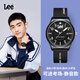 Lee學(xué)生手表日歷夜光青少年初高中生專(zhuān)用考試表機械男生禮物M525黑