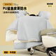 德雙曼電動(dòng)車(chē)擋風(fēng)被冬季加厚加絨防風(fēng)被電瓶摩托車(chē)罩護膝防水防風(fēng)衣 淺灰色【側翼加寬】親膚牛奶絨-PU鯊魚(yú)皮