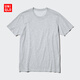 優(yōu)衣庫男裝女裝快干圓領(lǐng)T恤/短袖482300 03 灰色 M