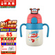 杯具熊（BEDDYBEAR）正品兒童保溫杯1-3歲學(xué)飲吸管杯316不銹鋼寶寶嬰兒防嗆小號(hào)水杯 火箭保溫杯-超級(jí)飛俠樂迪400ml