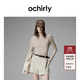 歐時(shí)力OCHIRLY紅外線(xiàn)發(fā)熱澳洲美麗諾羊毛毛衣女軟糯2025秋季新品 灰杏 M