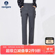 Navigare意大利小帆船女士通勤休閑褲修身西褲長(cháng)褲2332073501 灰 M 