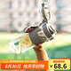 樂(lè)扣樂(lè)扣（LOCK&LOCK）夏季雙飲塑料運(yùn)動(dòng)水杯帶吸管提手戶外水壺便攜男女杯子灰色800ml