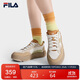 FILA斐樂(lè )官方女鞋BURGER復古帆布鞋2025秋漢堡鞋時(shí)尚休閑鞋