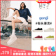 共跡gongji【范丞丞同款】休閑鞋板鞋秋季帆布男女鞋 米白色 女36