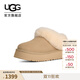 UGG秋季新款女士舒適時(shí)尚厚底毛領(lǐng)圓頭一腳蹬休閑樂(lè)福鞋 1171393 MDSD | 芥菜籽色 38
