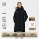 KOLON SPORT/可隆防水鵝絨服 女子戶(hù)外冬GTX 2L多口袋防風(fēng)透濕鵝絨夾克 LKDJ4WN190-BK 黑色 S 160/84A