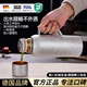 德國(guó)高端純鈦保溫壺機(jī)械顯溫大容量便攜暖壺鈦合金暖水瓶暖水壺 皓月銀-鈦 850ml