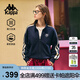 卡帕（Kappa）背靠背運動(dòng)衛衣外套女款2025新款復古立領(lǐng)短款針織純棉K0F62WK03D