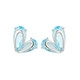 XUPING旭平首飾合金心型耳釘女生日常百搭送生日禮物 耳釘