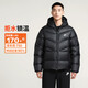 耐克NIKE男冬季短款連帽羽絨服 運動(dòng)防寒外套 WR系列HQ7791-011黑2XL