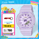 卡西歐（CASIO）G-SHOCKGIRLS GMA-P2125 38國際婦女節(jié)款時尚女士手表【禮物】 GMA-P2125W-6APR【勇敢香芋紫】