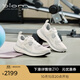 愛(ài)步（ECCO） BIOM 2.2運動(dòng)鞋女 25年夏季輕便運動(dòng)休閑鞋女鞋 健步830773 HL 灰白色/白色83077359132 37
