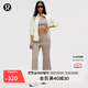 lululemon丨Pleated 女士褶飾款 7/8 長(cháng)度喇叭褲 *常規偏短 LW5GXRS 暖褐灰 L