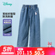 迪士尼寶寶（Disney Baby）童裝女童牛仔長(cháng)褲休閑百搭經(jīng)典2025年春季新品 牛仔色 140