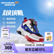 Skechers斯凱奇兒童絨絨靴（躍界系列）男童冬短靴旋鈕女童加絨鞋302528L 男童/白色/多彩色/WMLT 38