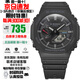 卡西歐（CASIO）【京倉速發(fā)】G-SHOCK系列農(nóng)家橡樹太陽能智能藍(lán)牙防水情人節(jié)禮物 京倉速發(fā)GA-B2100-1A太陽能藍(lán)牙