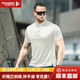 龍牙（Dragon Tooth）七代B2級翻領(lǐng)衫戰術(shù)t恤男士體能訓練短袖戶(hù)外t恤衫透氣短袖polo衫 白色 M 175/96A（140-155斤）