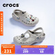 CROCS卡駱馳貝雅洞洞鞋沙灘鞋|10126 卵石色-2V3 36/37(220mm) 
