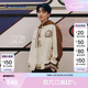 Champion[王俊凱同款]泡泡瑪特冠軍棒球服男24秋季新款夾克外套女 米色拼接 L