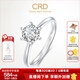 CRD克徠帝【現(xiàn)貨閃發(fā)】傳承鉆戒六爪結(jié)婚鉆石戒指女婚戒結(jié)婚求婚 傳承【G0831B】 定制【GIA】40分F色VVS2 3EX N