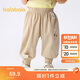巴拉巴拉褲子嬰兒夏季薄款長(cháng)褲男女童運動(dòng)褲2025簡(jiǎn)約可愛(ài)時(shí)髦209225108201