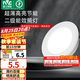 雷士（NVC）LED嵌入式牛眼燈過道走廊孔燈背景墻裝飾燈家用客廳LED天花燈筒燈 3W暖白-漆白-開孔75-80mm
