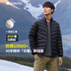 君羽戶外羽絨服情侶款輕薄鵝絨服800蓬鵝絨秋冬防風(fēng)保暖羽絨衣C52021 男款—黑色 L 推薦男136-150斤/女101-110斤