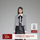 歐時(shí)力OCHIRLY 金線(xiàn)花式紗外套格雷系紗高級法式小香風(fēng)短外套秋冬 灰色030 M
