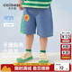齊齊熊男童牛仔短褲純棉小童寶寶褲子夏款兒童五分褲夏裝薄款