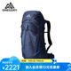 GREGORY格里高利 ZULU探跡 男子透氣輕量戶外徒步旅行登山包雙肩包背包 光暈藍(lán) 55L S/M