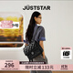 歐時(shí)納（JUST STAR）張予曦同款雙肩包女款2025年新款輕奢通勤輕便旅行背包大學(xué)生書(shū)包