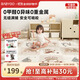 BG-BABYGO爬爬墊嬰兒拼接爬行墊寶寶家用防摔防滑地墊xpe加厚0甲醛加送邊條