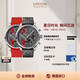 宇聯(lián)（UNION GLASHUTTE SA）格拉蘇蒂德國手表貝利士熊貓盤機械計時碼表七夕禮物送男友