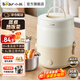 小熊（Bear）電熱飯盒 加熱飯盒 雙層熱飯神器不銹鋼內(nèi)膽上班族保溫 自熱飯盒辦公室?guī)э堈麸埰?1.5L DFH-C15G5