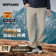 諾詩(shī)蘭（NORTHLAND）【白樺林】軟殼褲男戶(hù)外防風(fēng)防潑加絨風(fēng)雪長(cháng)褲子徒步登山褲