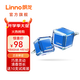 朗龍汽車(chē)香水車(chē)載香薰出風(fēng)口專(zhuān)用持久留香汽車(chē)香薰擺件車(chē)載固體香膏片 方糖比特（一對裝）【淡香】