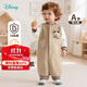 迪士尼秋季童裝兒童卡通米奇連體衣純棉舒適保暖家居爬服 卡其 80cm