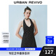 UR2025夏季新款女裝法式碎花掛脖露背系帶連衣裙UYL750074 紅色印花 L