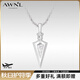 AWNL【蘇見(jiàn)信同款】時(shí)空之箭北歐M隕石項鏈男吊墜飾品送男友生日禮物 時(shí)空之箭項鏈纜繩鏈款 55CM