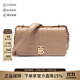 博柏利（BURBERRY）女款羊皮絎縫Lola蘿納包手提單肩斜挎包小號女包禮物女 80630081 麥米色金色TB專(zhuān)屬標識