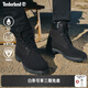添柏嵐（Timberland）官方男鞋經(jīng)典高幫馬丁靴戶(hù)外徒步防水偏大|10073 10073W-寬版/黑色 正常腳型小半碼 42